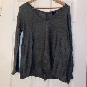 American eagle bell sleeve green sweater